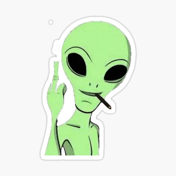 Alien Memes Stickers Redbubble - alien alien alien alien alien alien alien ayy lmao roblox
