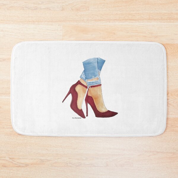 Item preview, Red Heels Fashion Art Illustration - Shoe art designed and sold by SMillustrations.