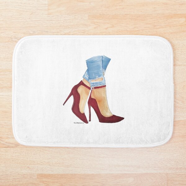 Item preview, Red Heels Fashion Art Illustration - Shoe art designed and sold by SMillustrations.