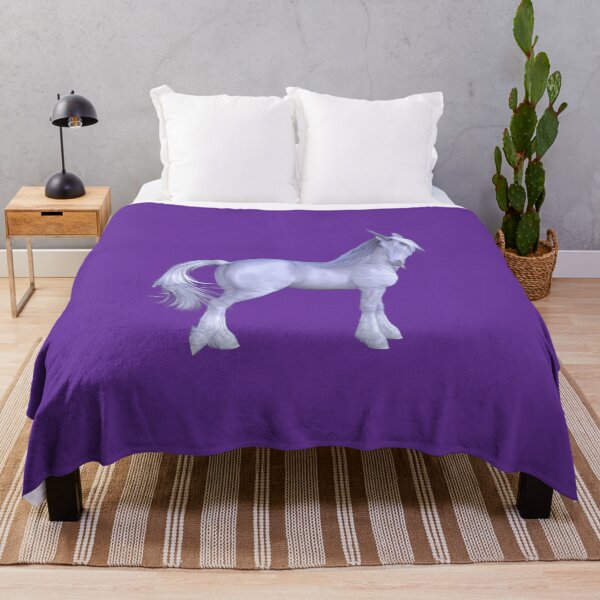 Item preview, MYSTICAL UNICORN ON PURPLE HEART designed and sold by PetsandBeyond.