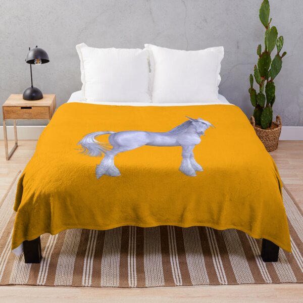 Item preview, MYSTICAL UNICORN ON ORANGE designed and sold by PetsandBeyond.