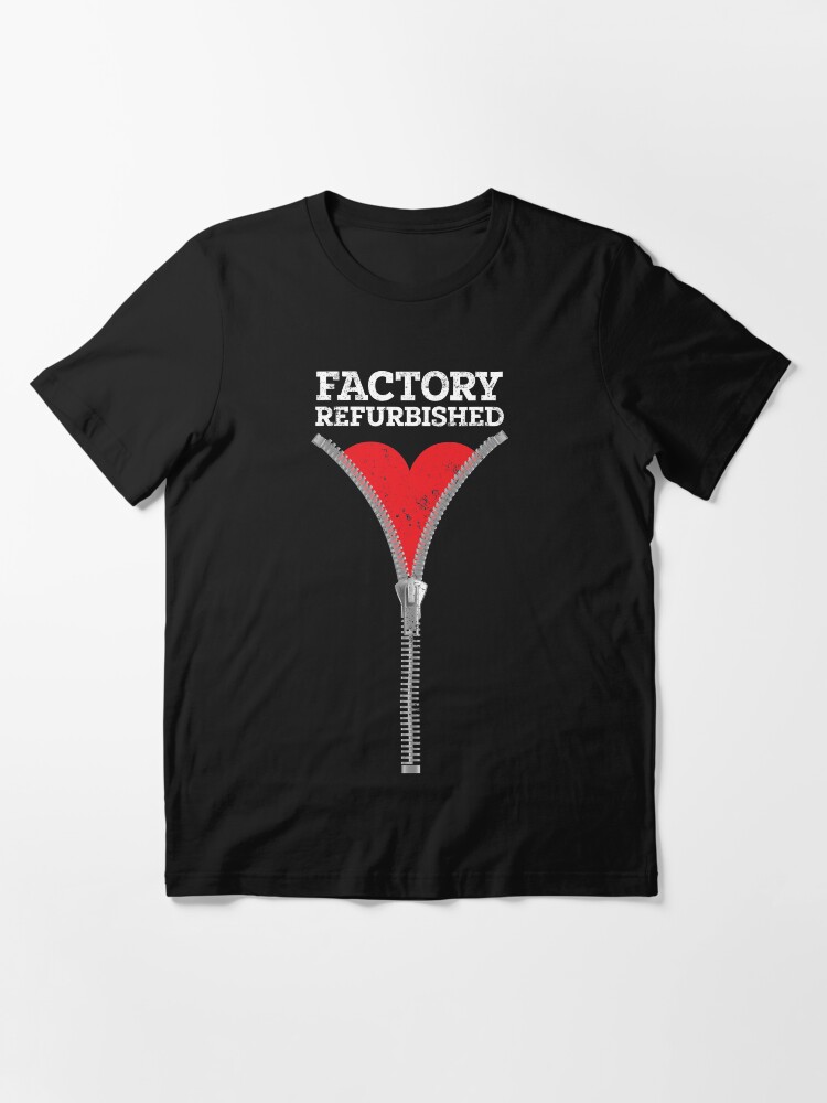 Alternate view of Open Heart Zipper Club Member Factory Refurbished Surgery design Essential T-Shirt