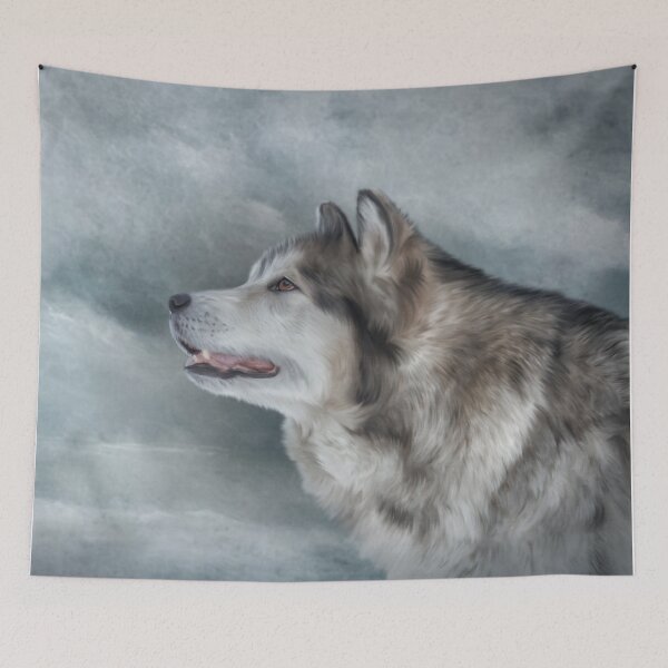Item preview, Drawing Dog Alaskan Malamute designed and sold by bonidog.