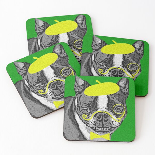 Item preview, boston terrier - buddha series: monacle dog designed and sold by smooshfaceutd.