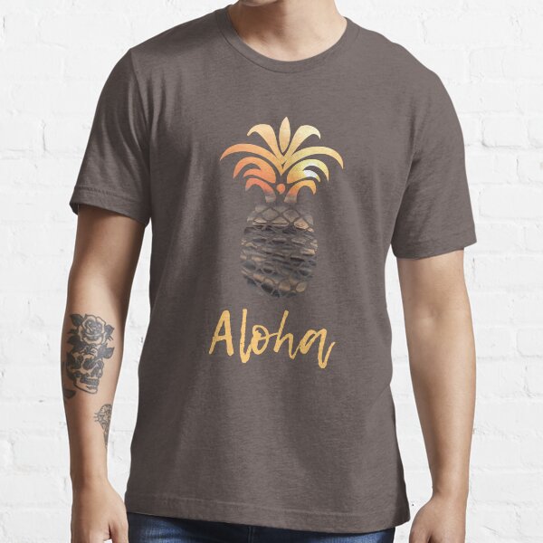 Pineapple Aloha Sunset Essential T-Shirt