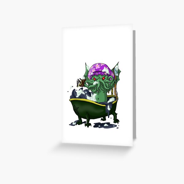 Tubthulhu V. 2 Greeting Card