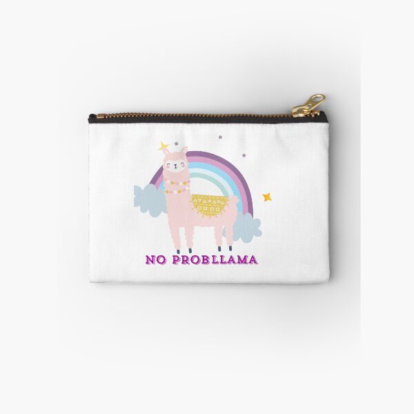 Item preview, No Probllama Llama with Rainbow  designed and sold by gsproductsgs.