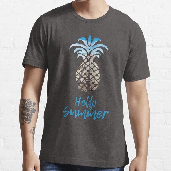 Pineapple Hello Summer Boardwalk Essential T-Shirt