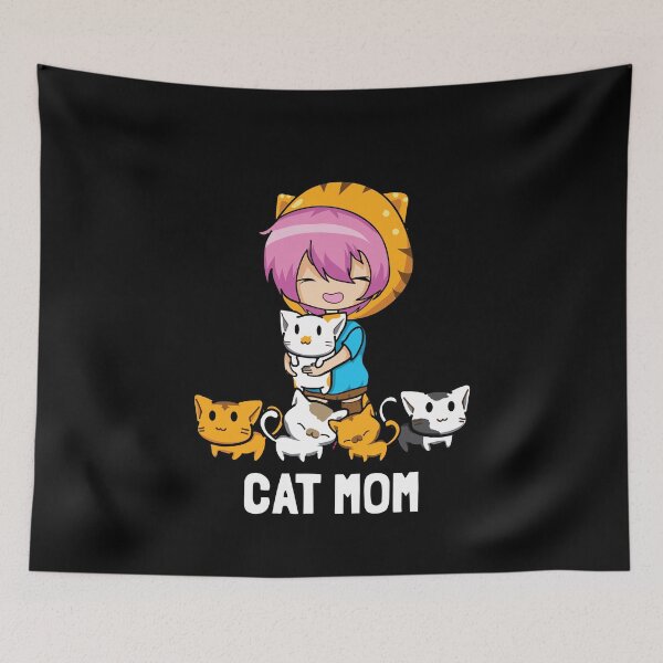 Aperçu de l'œuvre Chat maman créée et vendue par designeclipse.