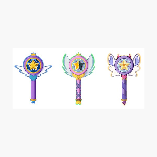Star Butterfly's Wands Photographic Print