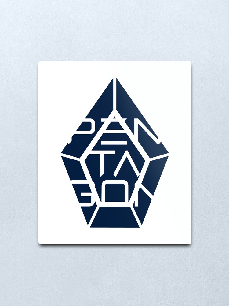 Kpop Boy Group Pentagon Official Logo Metal Print By Lysavn