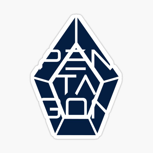 KPOP BOY GROUP PENTAGON OFFICIAL LOGO Sticker