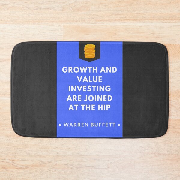 Item preview, Growth and Value Investing Are Joined At The Hip - Warren Buffett designed and sold by InvestorQuotes.