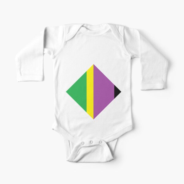 #Pattern, #design, #abstract, #textile, tile, square, mosaic, decoration, illusion, shape Long Sleeve Baby One-Piece