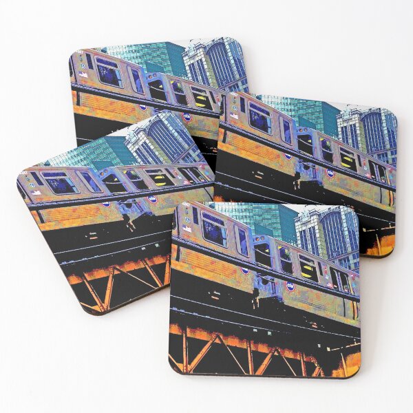 Item preview, Chicago l, Chicago el - series: 1 Beautiful Chicago photography - 'L' - Chicago tranist designed and sold by thecheekypixel.