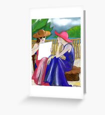 Island Sketching Greeting Card