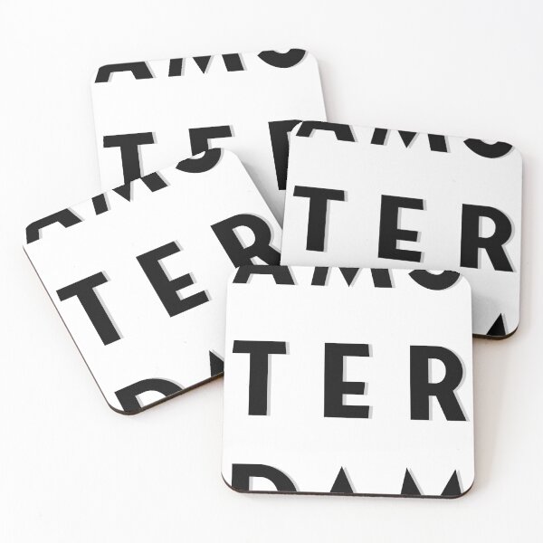 Item preview, Amsterdam Minimalist Typographic Print designed and sold by retro-modern.