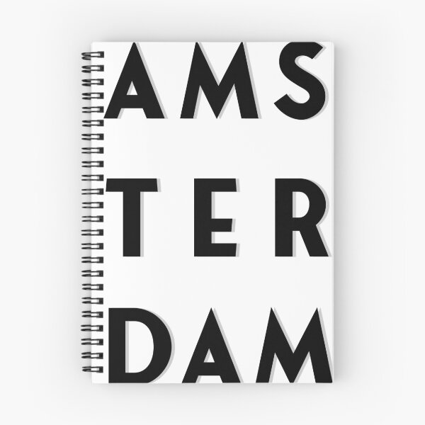 Item preview, Amsterdam Minimalist Typographic Print designed and sold by retro-modern.