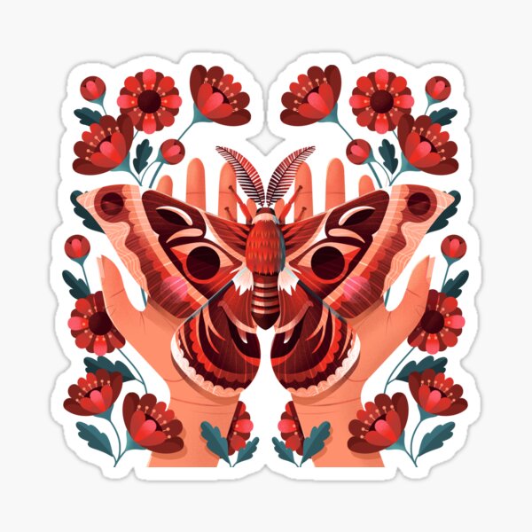 Moth Sticker