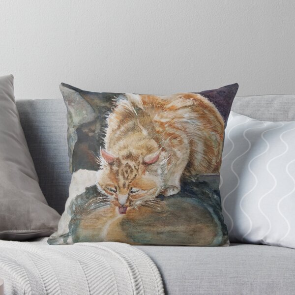 Item preview, Make a Wish, cat in watercolor  designed and sold by Almondtree.