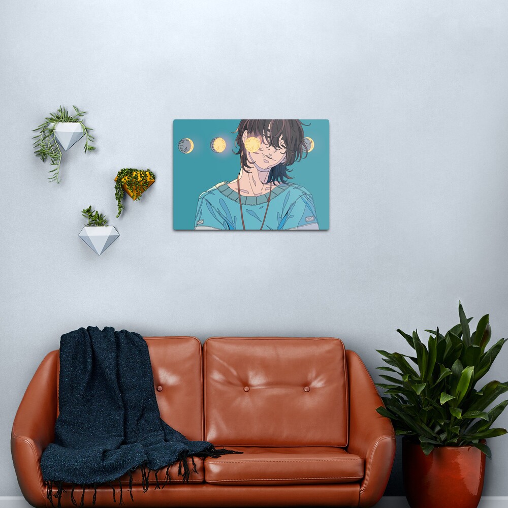 I love you more with each passing moon Metal Print