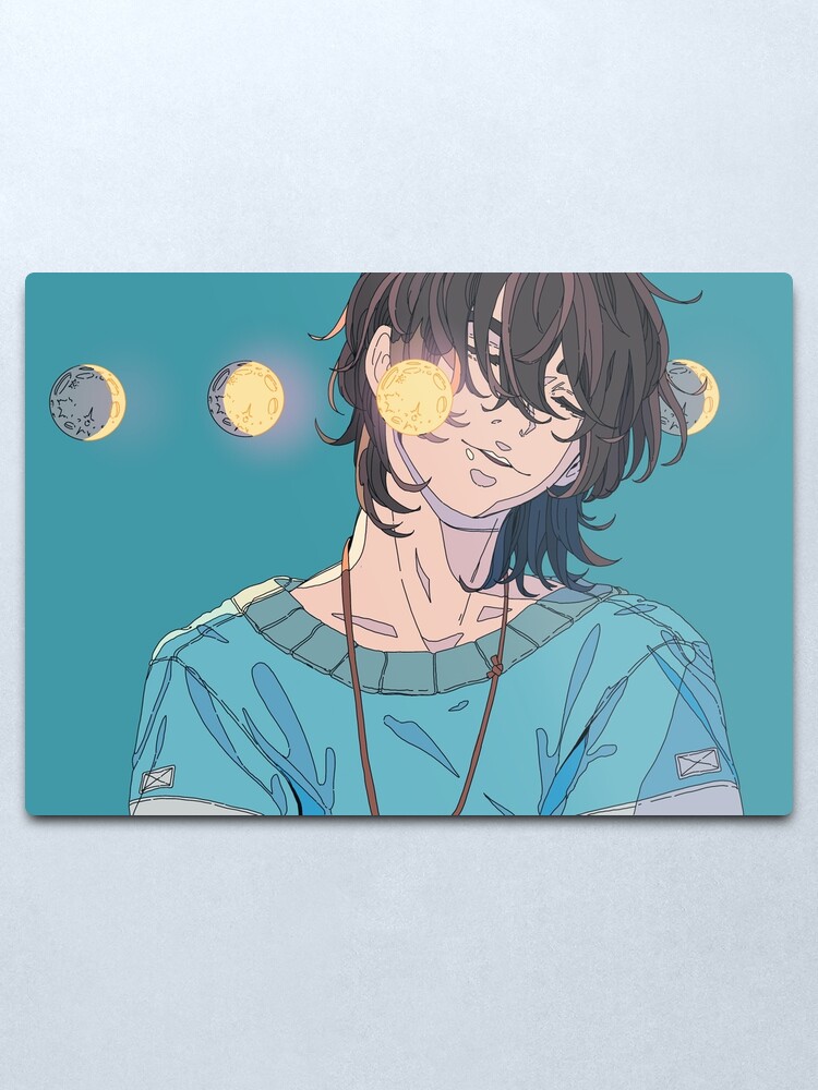 Alternate view of I love you more with each passing moon Metal Print
