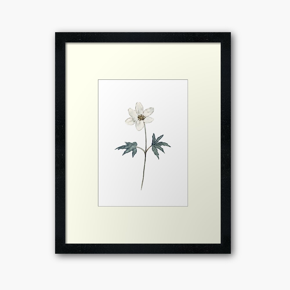 Anemone Forest Flowers Poster Nursery Home Decor\