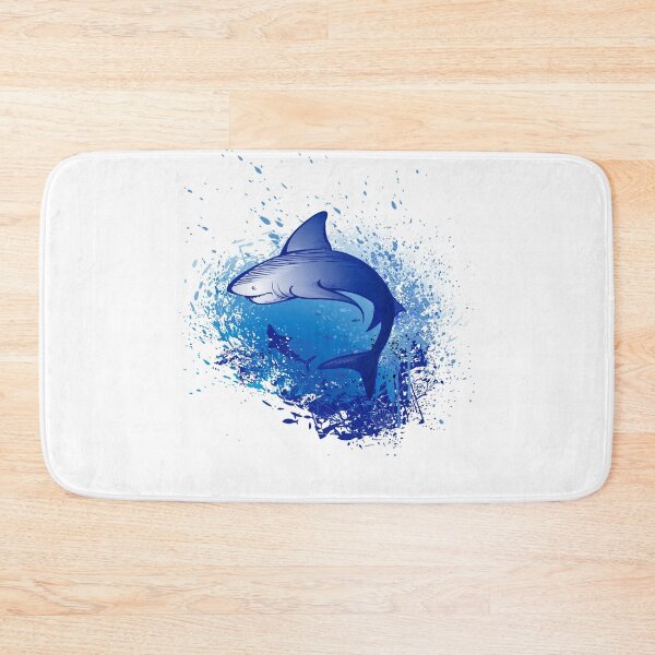 Item preview, Emerges white shark ( Watercolor ) designed and sold by Blackmoon9.