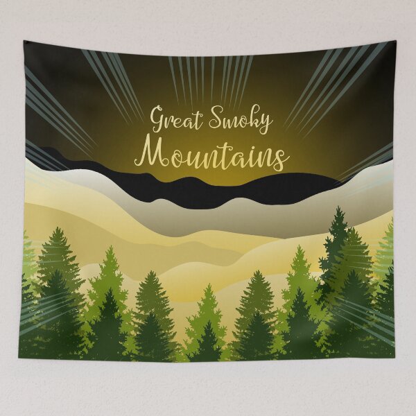 Item preview, Great smoky mountains designed and sold by ekpatterns.