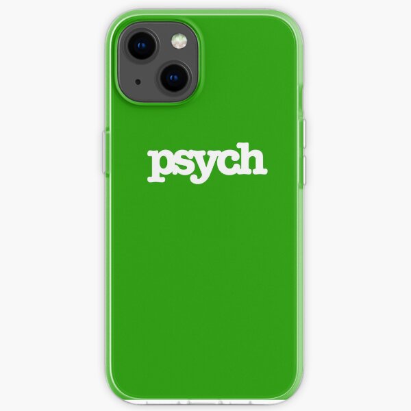 psych iPhone Soft Case
