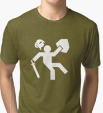 Arrow to the Knee Tri-blend T-Shirt
