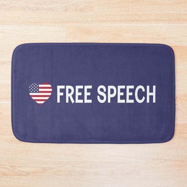 Item preview, Heart Free Speech - American Blue designed and sold by AmericanArt.