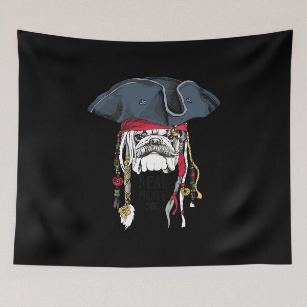 Item preview, Funny Pug Pirate - Cute Dog Puppy Sailor designed and sold by PrintPress.