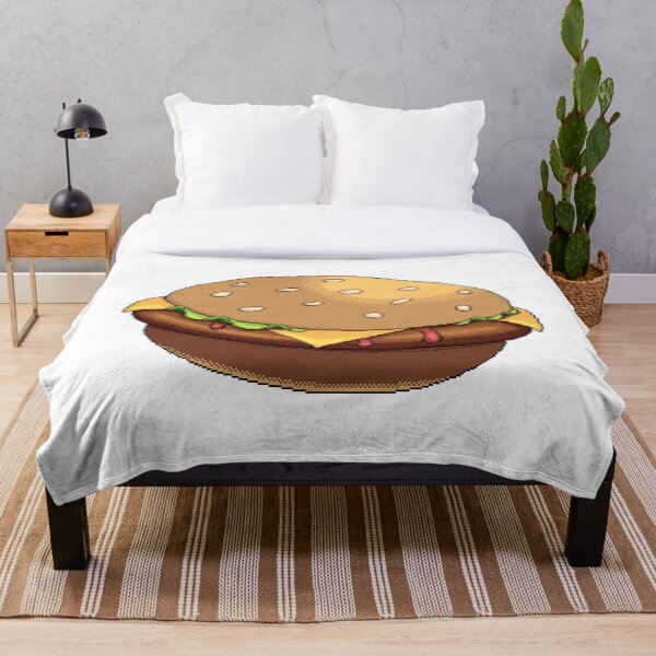Artikelvorschau, Retro-Pixel-Art-Burger entworfen und verkauft von Zeeph.