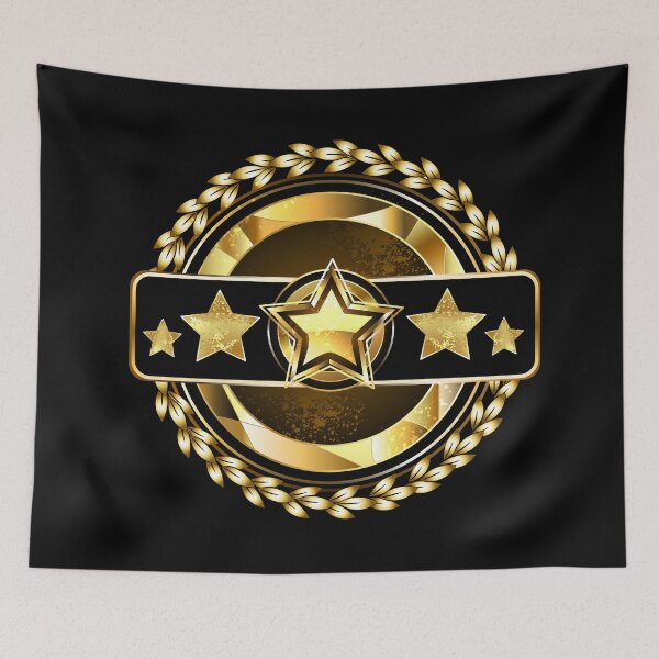 Item preview, Emblem with Golden Stars designed and sold by Blackmoon9.