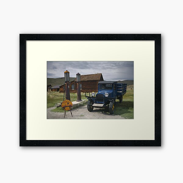 Bodie CA The Old Bodie Shell Station Framed Art Print