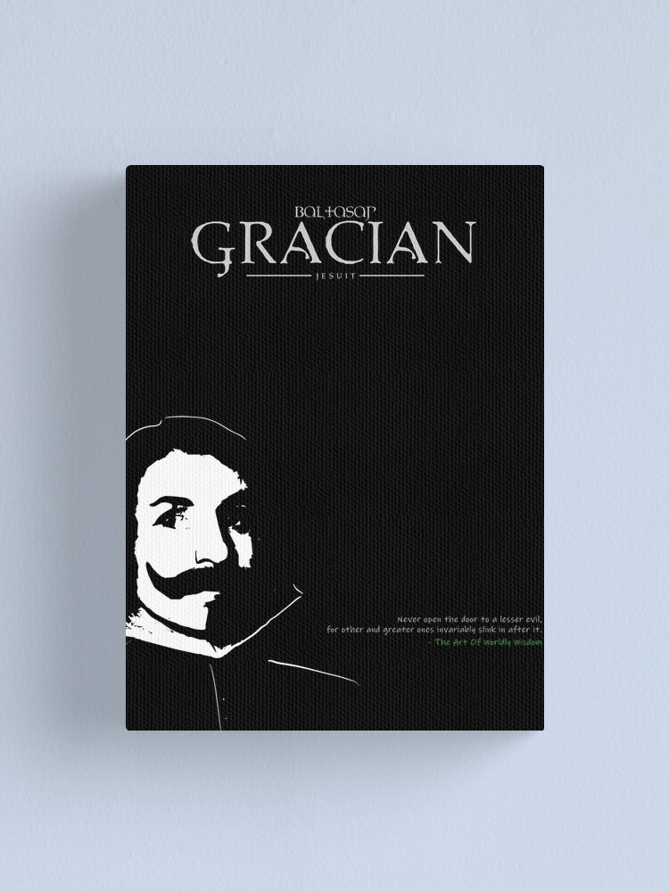 Alternate view of A Quote By Baltasar Gracian Canvas Print