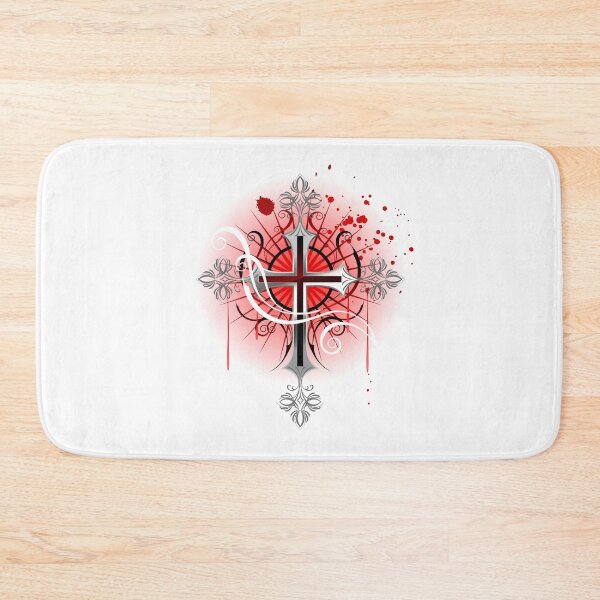 Item preview, Silver Cross on a White Background ( Golthic Cross ) designed and sold by Blackmoon9.