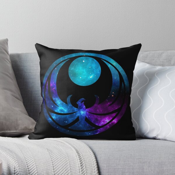 Nightingale Energies Throw Pillow