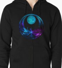 Nachtigallenergien Hoodie mit Reißverschluss
