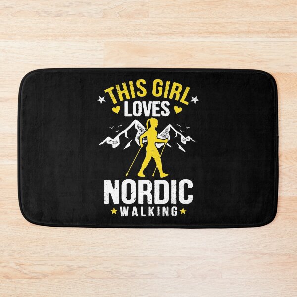 Item preview, Nordic Walking Nordic Walker Girl Loves Gift designed and sold by Krautshirts.