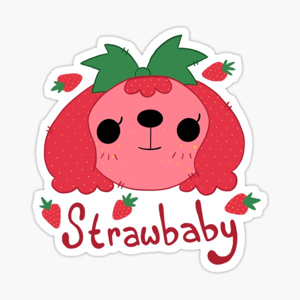 Vista previa del artículo con la obra «Strawbaby», diseñado y vendido por Bonnie Beebe.