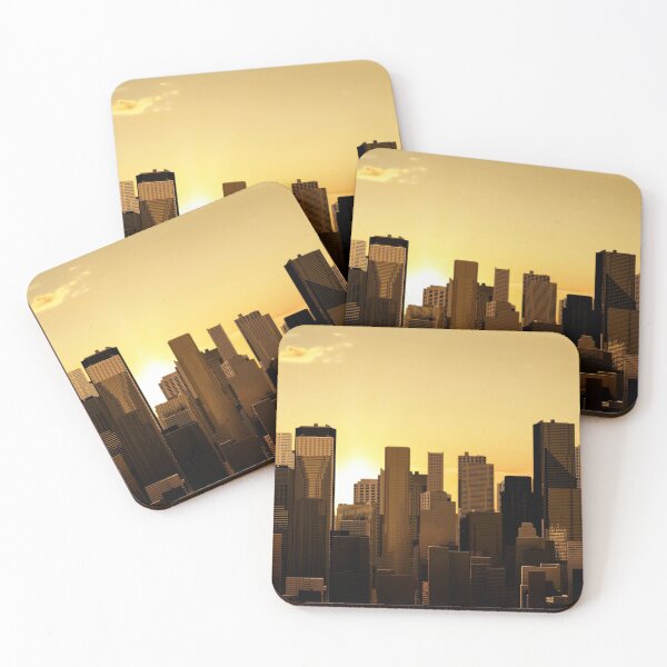 Item preview, Sunrise-sunset city panorama designed and sold by GrandeDuc.