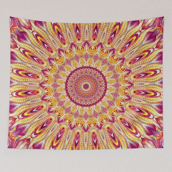Item preview, Flower Of Life Mandala (Summer Floral) designed and sold by Mandala Of Life.
