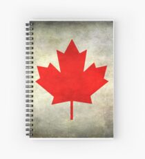 Canadian Flag Spiral Notebook