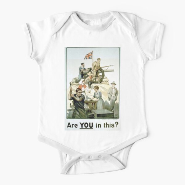 #Propaganda #posters of the First World War #Агитационные #плакаты Первой мировой войны Short Sleeve Baby One-Piece
