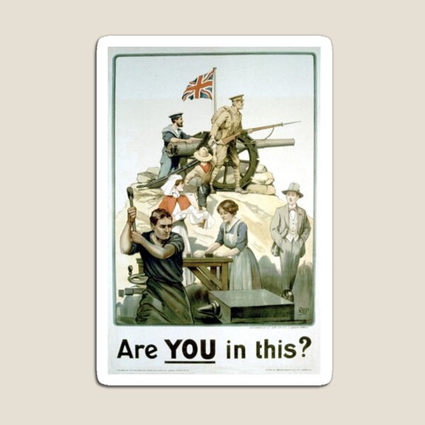 #Propaganda #posters of the First World War #Агитационные #плакаты Первой мировой войны Magnet