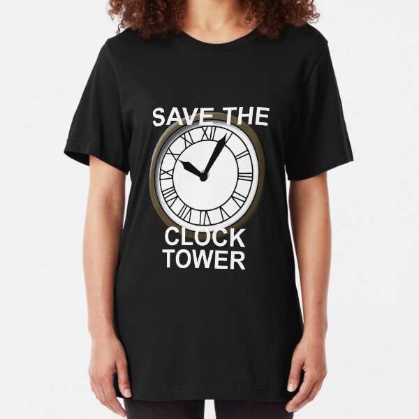 Save the Clock Tower! Slim Fit T-Shirt