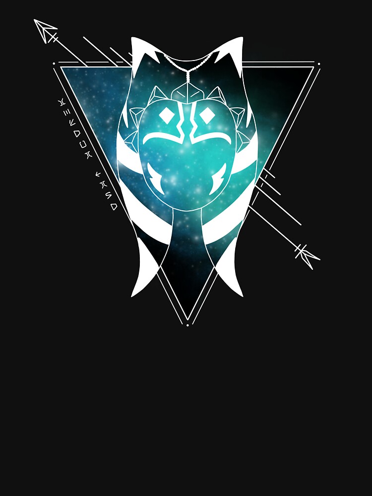 Thumbnail 7 of 7, Classic T-Shirt, Galaxy Ahsoka - Blue designed and sold by totalartitude.