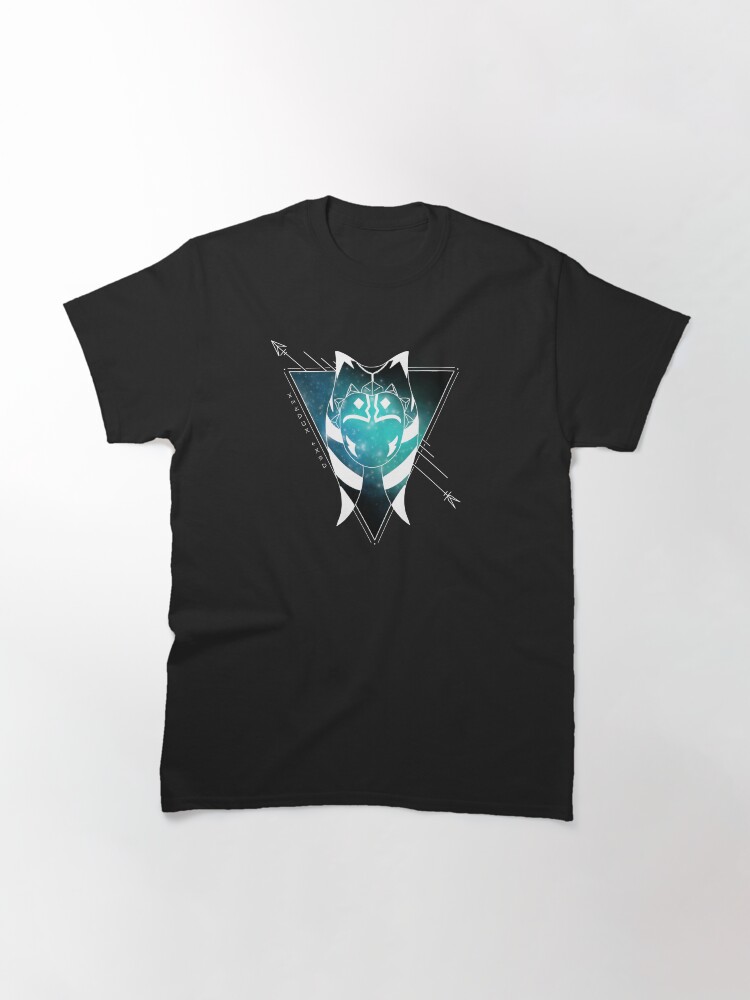 Thumbnail 3 of 7, Classic T-Shirt, Galaxy Ahsoka - Blue designed and sold by totalartitude.
